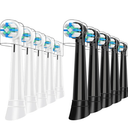 10 Pack iO Replacement Heads Compatible with Oral B iO, Brush Heads for iO 2 3 4 5 6 7 8 9 10 Series Electric Toothbrushs, Medium Softness, Specially Designed for Sensitive Gums, Black/White