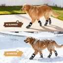 6 PCS Non-Slip Dog Socks to Prevent Licking Paws, Double Sides Grip Dog Socks for Hardwood Floors, Traction Control & Paw Protectors for Small Medium Large Senior Dogs - Size XL