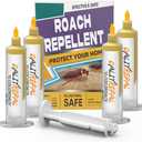 Cockroach Repellent,Natural Roach Repellent, Roach Repellent for Home,Car,Pet and People Safe,Simple to Use -4 Pack