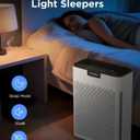 Air Purifiers for Home Large Room 2200 Ft with Washable Filters, MOOKA H13 HEPA Air Purifier for Home Pets Bedroom with Fragrance, Air Cleaner for Smoke Dust Pollen Pets Hair Odor, KJ190 White