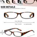 Reading Glasses Blue Light Blocking, 5-Pack Reading Glasses for Women with Comfort Spring Hinges, Anti UV/Glare Readers 1.75