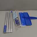 LOLA Squeeze Sponge Mop w/ Poly Foam & a Natural Cellulose Layer & 3 Replacement Heads / Refill Bundle, Absorbs & Wicks Moisture, Floor Cleaner