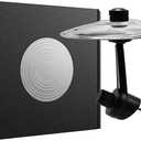 Car Cymbal Air Vent Mini Drum Crash Cymbal For Car Vent (Sliver)