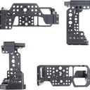 CNC Aluminum DSLR Camera Cage Extension Frame Cold Shoe for Sony A9 A7RIII A7III A7M3