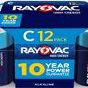Rayovac C Batteries, C Cell Battery, 12 Count
