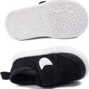 Newsonet Baby Shoes Boy Girl First Walker Shoes Barefoot Mesh Walking Shoes Lightweight Non-Slip Sneakers Toddler Infant for 6 9 12 18 24 Months (Black)