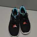 Skechers Women's Go Walk Arch Fit Unify, Black/Aqua, Size 7.5