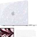 AKIT Compatible with MacBook Air 13 inch Case 2026 2025 2024 2023 M5 M4 M3 M2 Glitter Pearly Luster Laptop Hard Shell A3449 A3240 A3113 A2681 Mac Air 13.6 Includes Keyboard & Screen Cover, Colorful