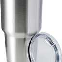 HASLE OUTFITTERS 30oz Stainless Steel Tumbler, Double Wall Vacuum Insulated Travel Mug Tumbler, Durable Insulated Coffee Mug, Gift Box Set (Silver, 1)