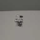 Rotatable Faucet Aerator, 1080° Swivel Faucet Extender, U Shaped Faucet Extender for Bathroom Sink, Adjustable Robotic Arm – 2 Spray Modes, Fits 15/16” & 55/64” Threads for Kitchen & Bathroom, Silver