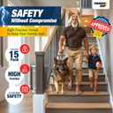 Clear Stair Treads Non-Slip 30"x8" - 15-Pack Indoor Stair Grips Non Slip for Wooden Steps - Anti Slip Adhesive Strips for Dogs & Elderly - Staircase Step Treads - Transparent Treads for Wood Stairs