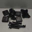 4 Pack 180FT Solar String Lights for Outside, Super Bright 320 LED Solar Christmas Lights Outdoor Waterproof with 8 Modes, Green Wire Solar Twinkle Fairy Lights for Xmas Tree Party Yard (Warm White)