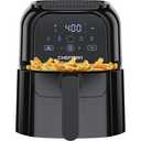 Chefman TurboFry Touch 6 Qt Air Fryer w/ Digital Display and Shake Reminder - Black