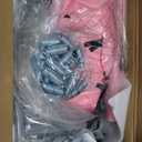 BCAN 36'' Toddler Trampoline, ASTM Certified - Kids Trampoline for Ages 1-6, Foam Handle & Safe Thickened Cover, Mini Trampolines for Kids Indoor, Easy to Assemble (Pink-Classic)