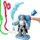 Fisher-Price Imaginext DC Super Friends Preschool Toys Batman Battle Multipack 9-Piece Figure Set with Light-Up Backpack for Ages 3+ Years