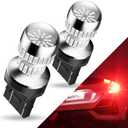 AUXITO Upgraded 7440 7443 LED Bulb Red for Tail Lights Brake Lights, Super Bright T20 W21W 7441 7444 LED Replacement for Stop Tail Brake Signal Lights, Pack of 2