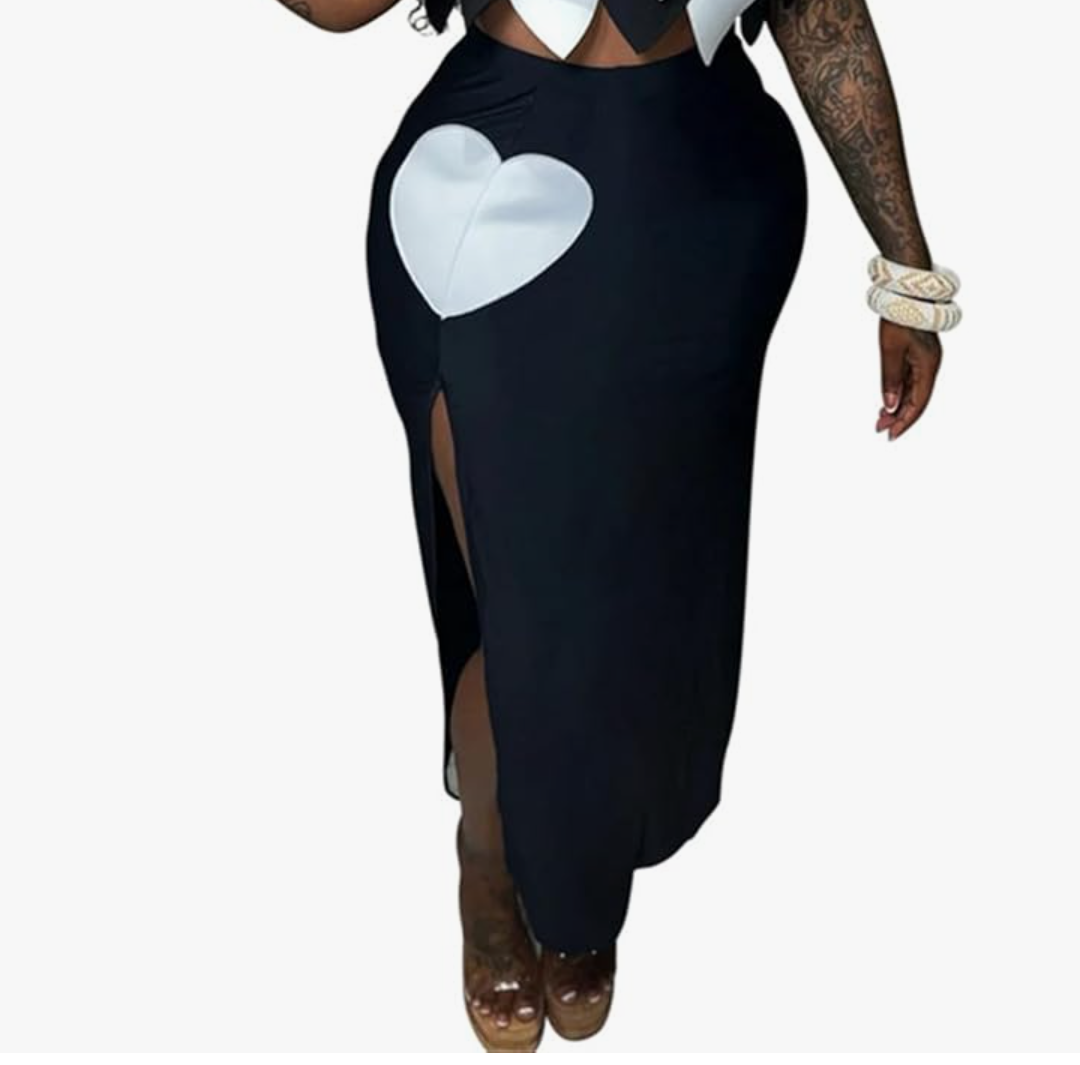Womens Black Skirt L