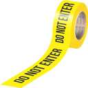 Do Not Enter Tape 3 Inch Wide X 1000 Ft Caution Tape roll, Bright Yellow with Bold Black Print, Maximum Readability, Tear Resistant Design, High Visibility