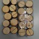Rustic Wood Table Numbers Holder Wood Place Card Holder Party Wedding Table Name Card Holder Memo Note Card (20pcs)