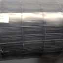 Welded Wire Fencing 36 Inch x 100 Foot, 2 Inch x 3 Inch 16GA Black Hardware Cloth PVC Coated Garden Border Fencing Roll Vinyl Coating Metal Wire Mesh for Yard Vegetable Goat Protection Poultry Netting