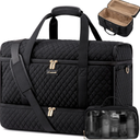 LOVEVOOK Large Travel Duffle Bag, Weekender Bags for Women With Shoe Compartment, Overnight Hospital Bag For Women Labor Delivery, Carry on Bag Personal Item Travel Bag, Yoga Gym Duffel Bag XL