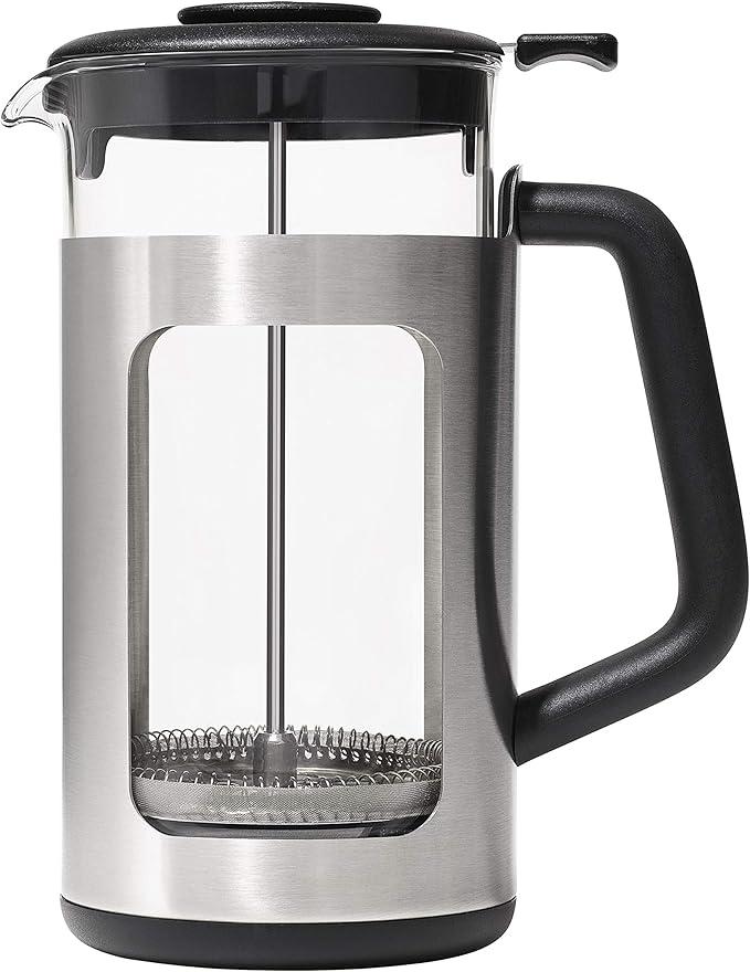 OXO Brew Stainless Steel French Press Coffee Maker – 32oz