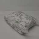 Wonderful Sage Green Floral Quilt Set King Size, Reversible Quilt Bedding Set for King Bed, Lightweight Bed Cover 3pcs Soft Printed Bedspread and Coverlet for All Season