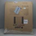 29.5-40.5" Baby Gate for Stairs, Dog Gate for Doorways, Walk Thru Auto Close Metal Baby Safety Gate for The House, Stairs and Doorways, Child Gate Pressure Mounted, Pet Gate for Dog Indoor - Black