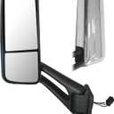 Chrome Door mirror assembly fit for Truck Peterbilt 579 567 Power Heated LH Driver Side