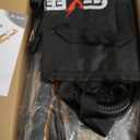 GEVEELIFE Drywall Sander, 880W Popcorn Ceiling Removal Tool, Drywall Sander with Vacuum Dust Collector, 5 Variable Speed 1000-2100RPM, LED Light, Foldable & Extendable Handle, 12 Sanding Discs (Orange)