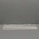 Cabinet Hero Slimline Cabinet Edge Protector - Prevents Chipping, Wear, Discoloration - Drawer Edge Guard, Bumper for Drawer - Easy Slip-On Installation - 3/ 4" Thick, 24" Length, White, Pack of 4