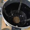 Napoleon PRO18 Compact Charcoal Kettle Grill, Black, Porcelain-Enameled Lid and Bowl, Chrome-Plated Cooking Grid