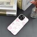 ZHEGAILIAN Case Compatible with iPhone 14 Pro Max, Cute Light Pink Shells Design Phone Case, Matte Mixed Double-Layer Hard Shell+Soft Silicone TPU Shock Protective