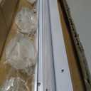 Single Curtain Track System, Aluminum Sliding Rail, (White, 13.8FT（420CM）
