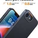 TORRAS Magnetic Slim Fit for iPhone 17e Case for iPhone 16e Case, Ultra-Thin & Fit for MagSafe, Lightweight Matte Anti-Scratch Hard PC Cover Case for iPhone 16e/17e Phone Case 6.1 inch, Black