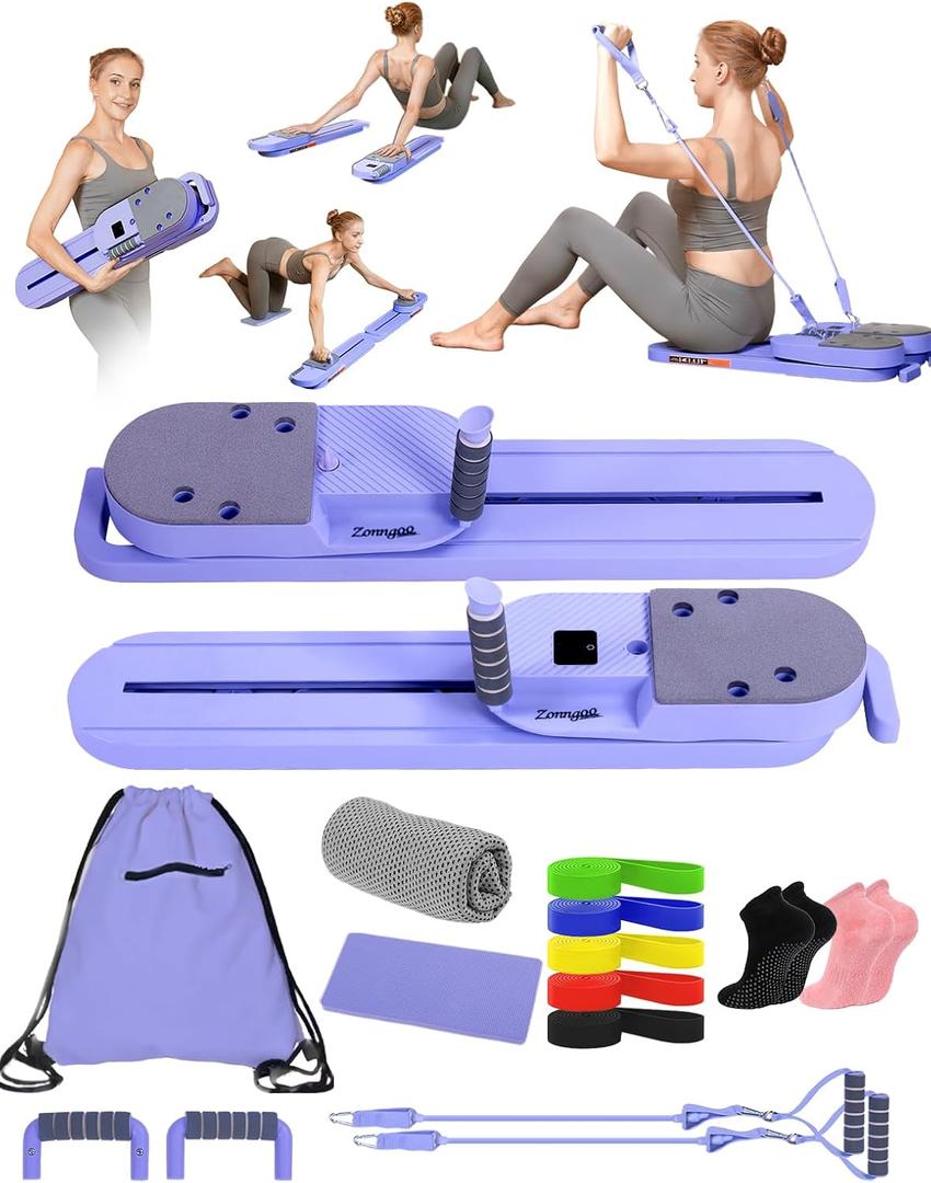 Pilates Board Reformer, Mini Pilates Reformer Board for Home Workout Equipment (Pilates Board Accessory)