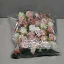 NUPTIO Artificial Flower Centerpieces for Tables - 2 Pcs Dusty Rose Flowers 19.6in Long Fake Roses Arrangements - Silk Faux Floral Arrangement for Wedding Party Dining Table Centerpiece Decorations