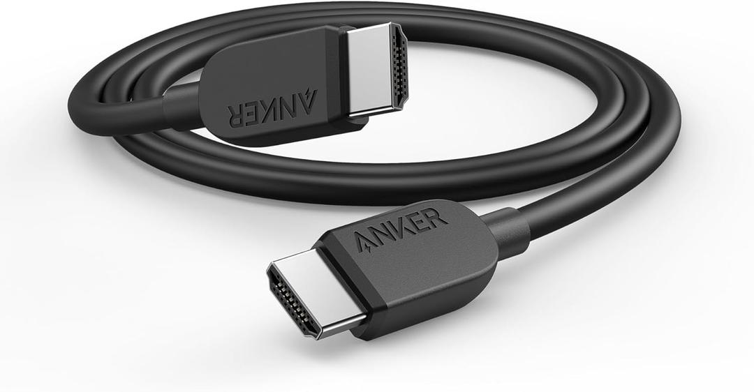 Anker HDMI Cable 8K@60Hz, 6FT Ultra HD 4K@120Hz HDMI Cord,48 Gbps Certified Ultra High-Speed,Compatible with PlayStation 5,Xbox,Samsung TVs,and More (Black)