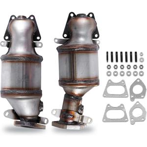 Manifold Catalytic Converter Front Replaces LH 674-850 RH 674-849 Compatible with Acura MDX Honda Accord Pilot Odyssey 2003-2009 Direct Replacement