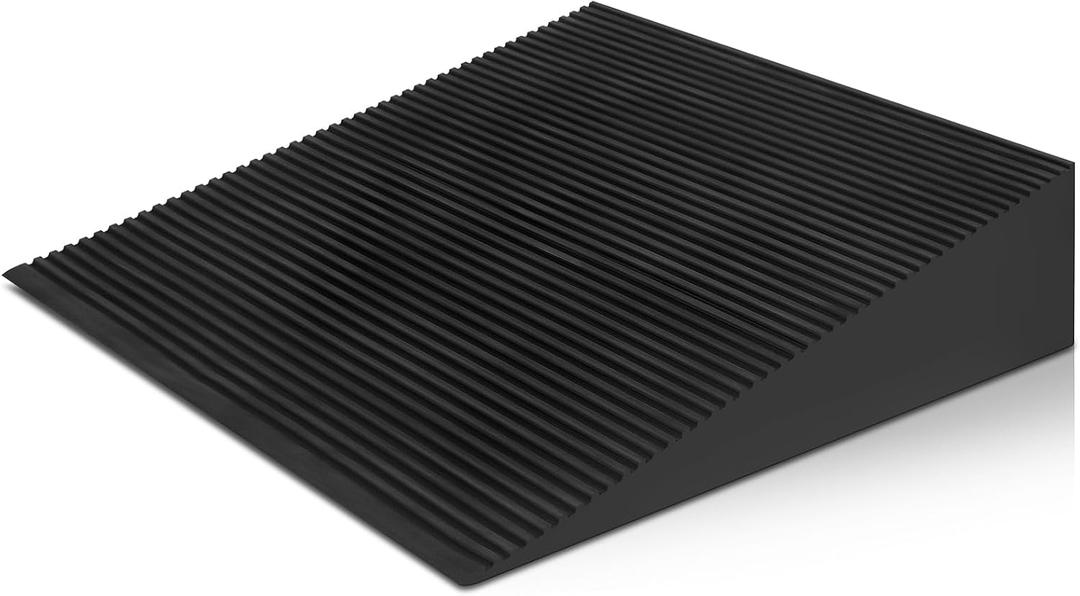 EVA Foam Threshold Ramp, Lightweight Non Slip Doorway Ramp for Wheelchair Walker Scooter, Indoor Outdoor Entry Access for Home Bathroom Garage(Black,36" l X 36" w X 6" h)