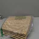 OIAHOMY Christmas Tree Collar, Wicker Holiday Tree Skirt & Stand Base Cover,Paper Rope Christmas Decor, Natural-27 inch (X-Large)