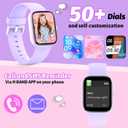 Nyonio Smart Kids Watch with Fitness Tracker No Phone/APP Needed,19 Sport Mode,1.5" DIY Dial,IP68 Waterproof,Sleep Monitor,Pedometers,Heart Rate,Great Birthday Gift for Boys Girls Teens 6-14 year Olds