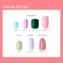 KISS imPRESS Color Press-On Manicure, Gel Nail Kit, PureFit Technology, Short Length, “Graytitude”, Polish-Free Solid Color Mani, Includes Prep Pad, Mini File, Cuticle Stick, and 30 Fake Nails