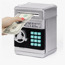 Refasy Piggy Bank Cash Coin Can ATM Bank Electronic Coin Money Bank for Kids Age 3-12, Money Savings Box Mini ATM Coin Bank Toys Gifts for 3 4 5 6 7 8 9 10 11 12 Year Old Boys Girls