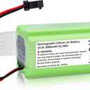 3.0Ah 14.4V Replacement Battery for Eufy RoboVac Li-ion Compatible with Eufy RoboVac 11S, 11S Plus, 11S MAX, 12, 15C, 15C MAX, 30, 30C MAX, Ecovacs Deebot N79S, DN622, G10 Hybrid,Vacuum Cleaner(Green)