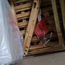 Merax 2 Piece Patio Outdoor Furniture Set, All-Weather Acacia Wood Armchairs w/Cushions, Club Chair for Porch, Lawn, Backyard, Balcony Teak+ Beige