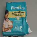 Pampers Baby Diapers - Swaddlers - Size P1, 27 Count, Ultra Absorbent Disposable Preemie Diaper