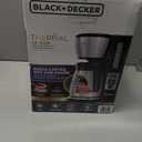 BLACK+DECKER 12 Cup Thermal Programmable Coffee Maker with Brew Strength and VORTEX Technology, Black/Steel, CM2046S