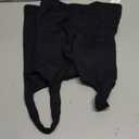 Darong Women's Padded Square Neck Tank Tops Summer Double Layer Basic Sleeveless Tank Shirts Built in Bra (Large, Black)