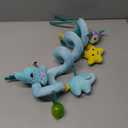Car Seat & Stroller Toys for Boys Girls 0 3 6 9 Months,Infant Activity Spiral Hanging Plush Toys,Hanging Rattle Toys for Crib Mobile with Rattles and Squeaker for Baby Shower Thank You Gift (Blue)